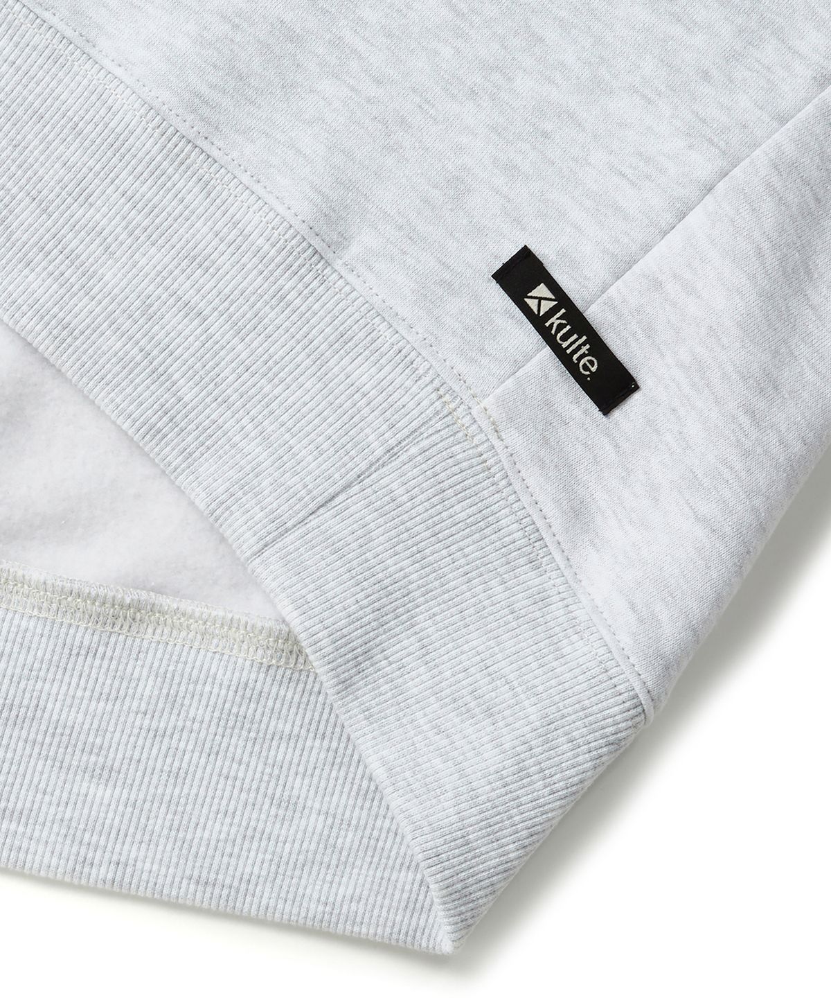 쿨트(KULTE) Small lettering crewneck L.melange