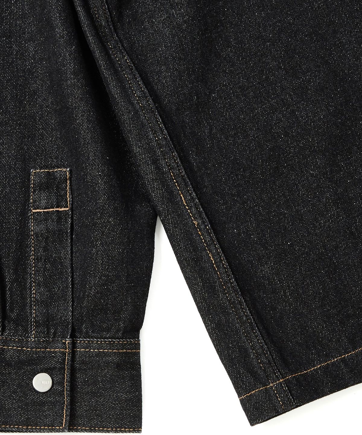쿨트(KULTE) Washed work denim shirt Black
