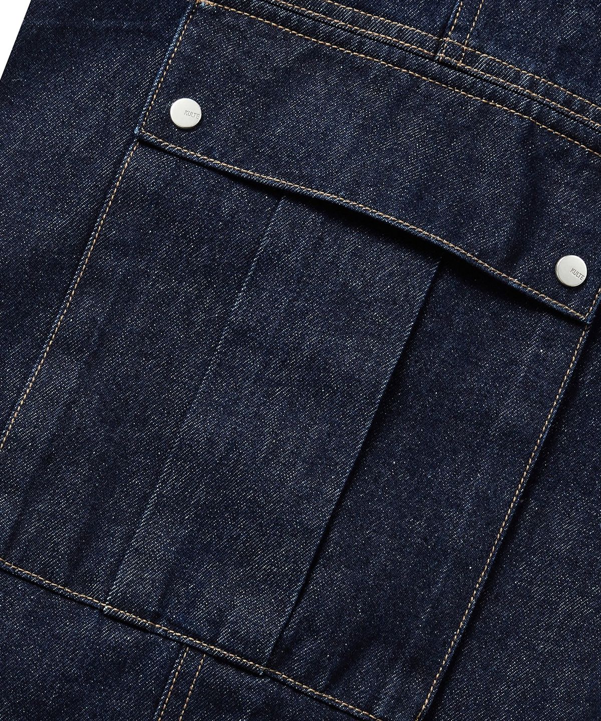 쿨트(KULTE) Washed cargo denim pants Indigo