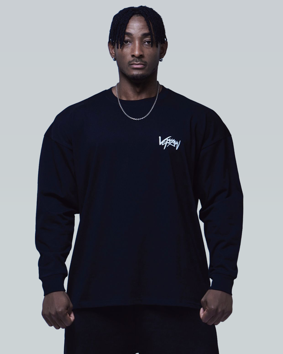 베르만 어패럴(VERMANN APPAREL) 빅로고 오버핏 롱슬리브 4colors