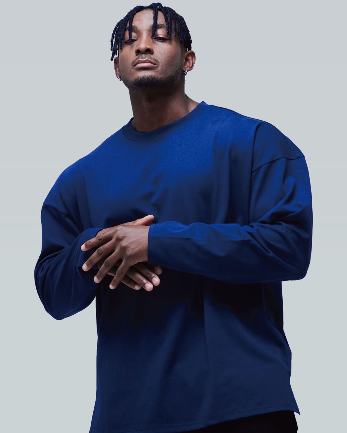 베르만 어패럴(VERMANN APPAREL) 베이직 절개 오버핏 롱슬리브 4colors