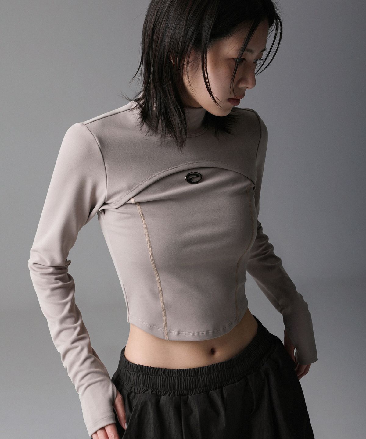 젠더스트(ZENDUST) Edge Crop Long Sleeve - 3COL