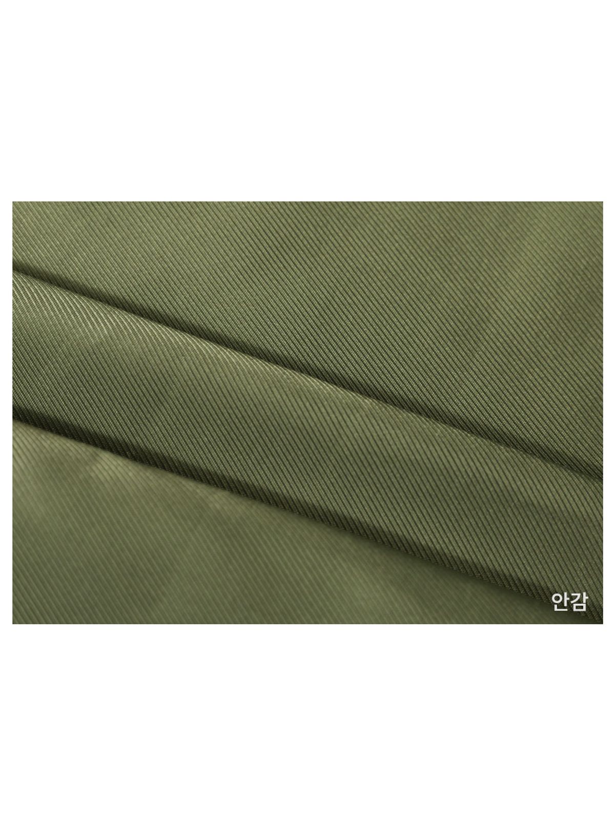 구빈(GUBIN) 배색 파이핑라인 저지 - 카키