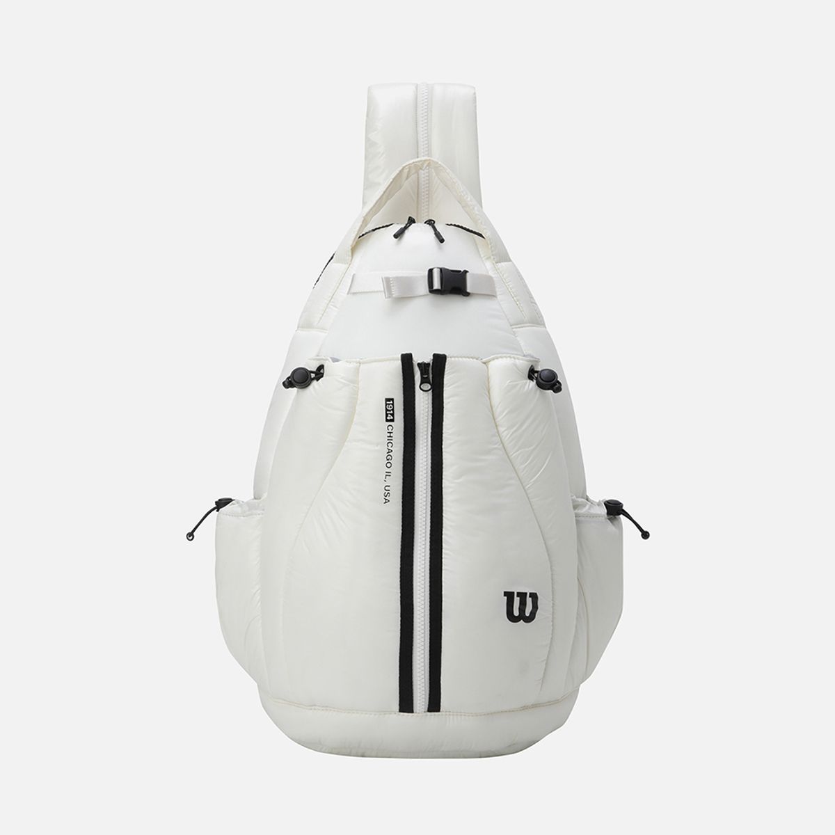 윌슨(WILSON) 패딩 슬링백_WU33020433WHT
