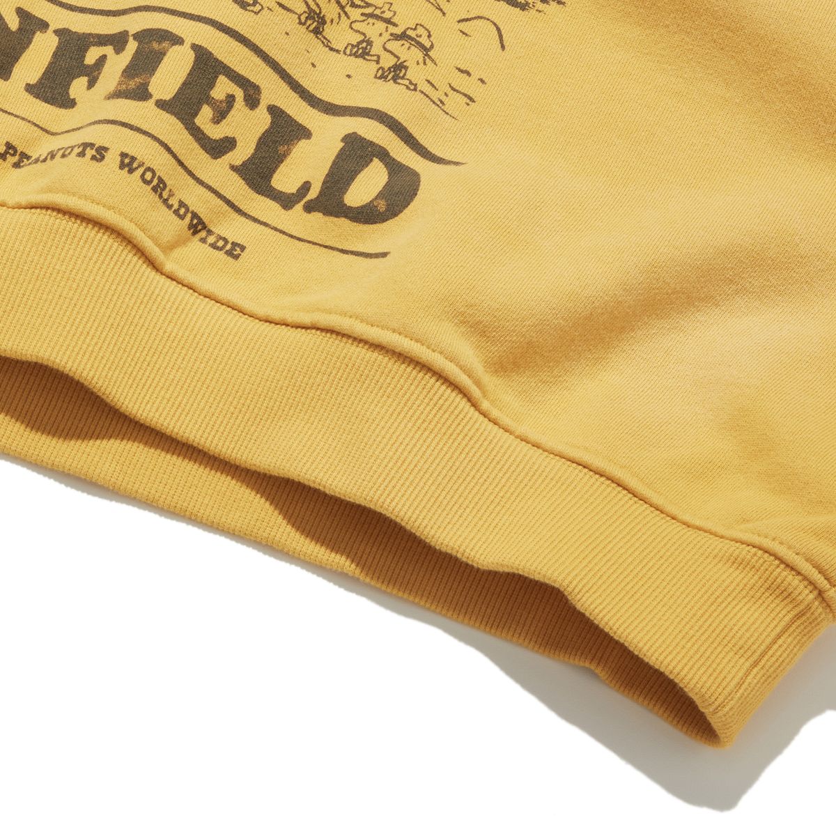펜필드(PENFIELD) [P X PEANUTS] WYOMING SWEAT HOODIE YELLOW_FQ4KT11F