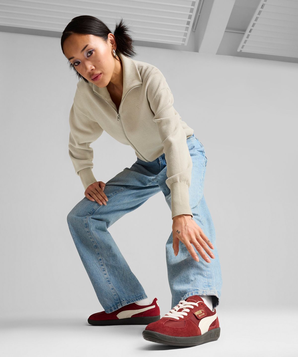 푸마(PUMA) 팔레르모 OG - 레드:웜화이트 / 383011-13