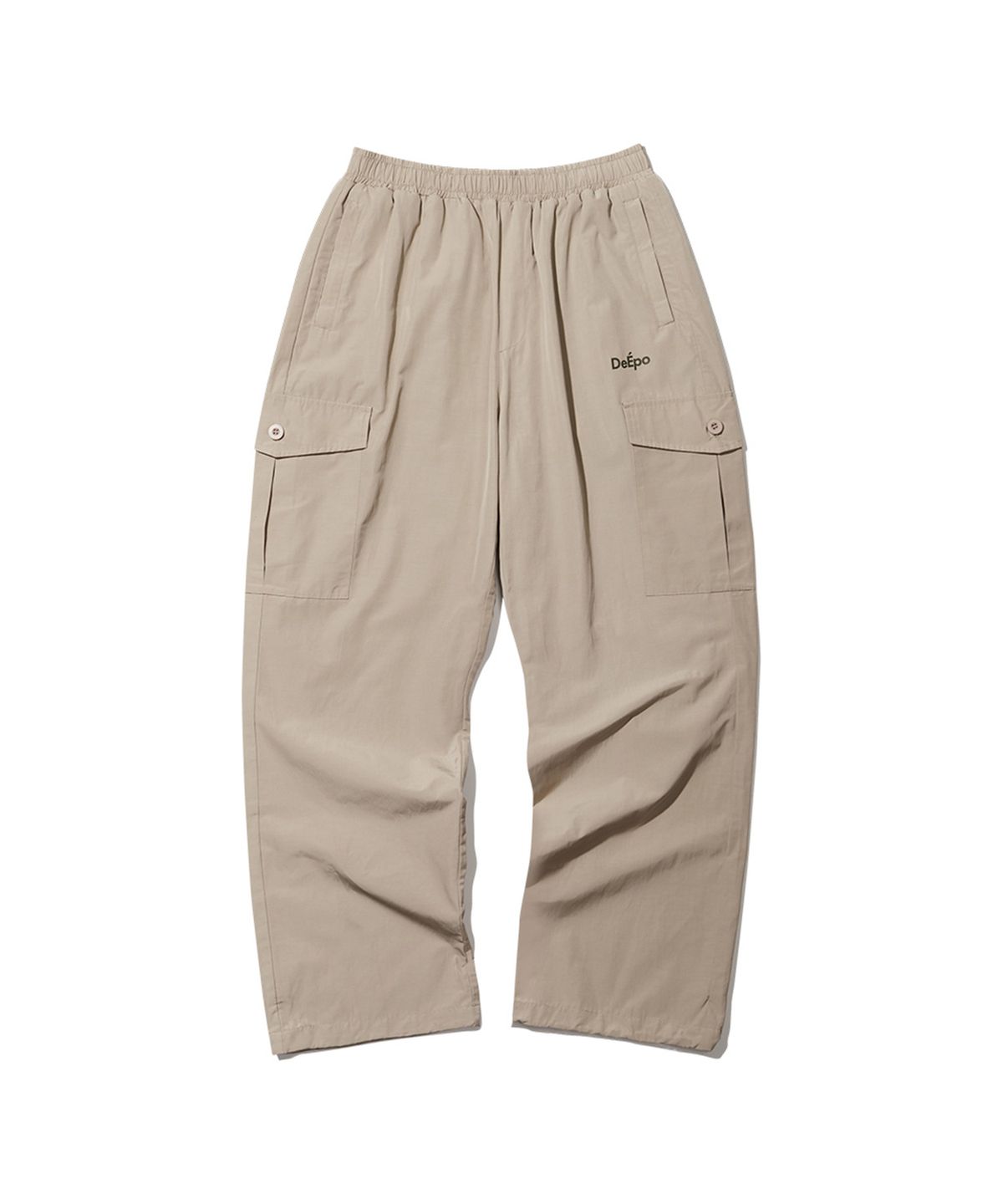 디에포(DEEPO) 베이직 테이퍼드 카고 팬츠 BEIGE