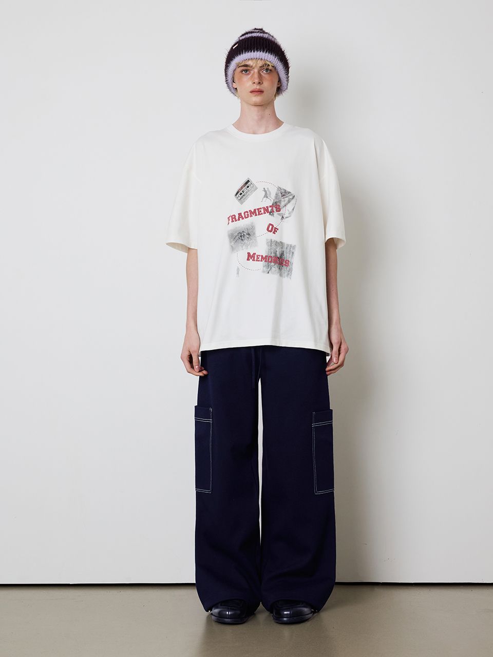 ★MEENDERI★[UNISEX] FRAGMENTS PRINT T-SHIRT - WHITE★正規品 MUSINSA | MEENDERI [UNISEX] FRAGMENTS PRINT T-SHIRT - WHITE