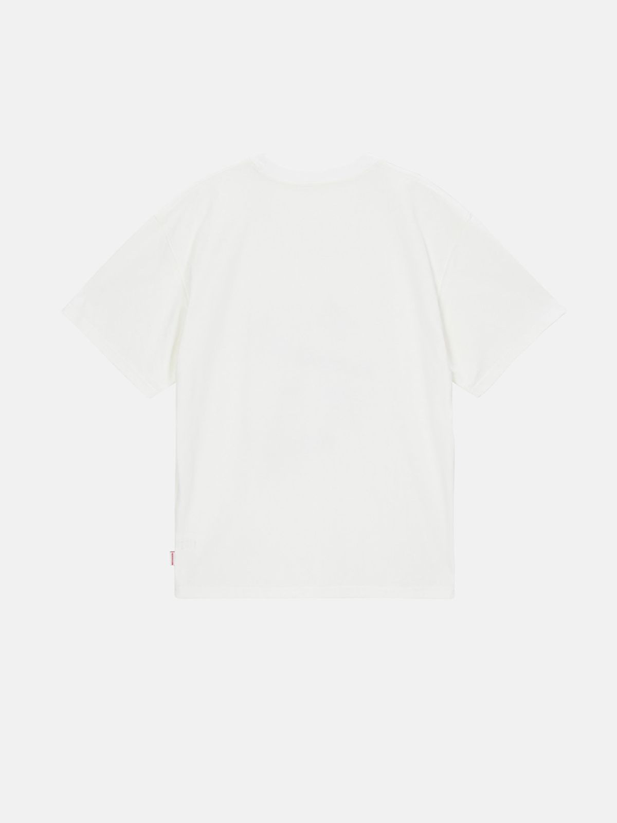 민더리(MEENDERI) [UNISEX] FRAGMENTS PRINT T-SHIRT - WHITE