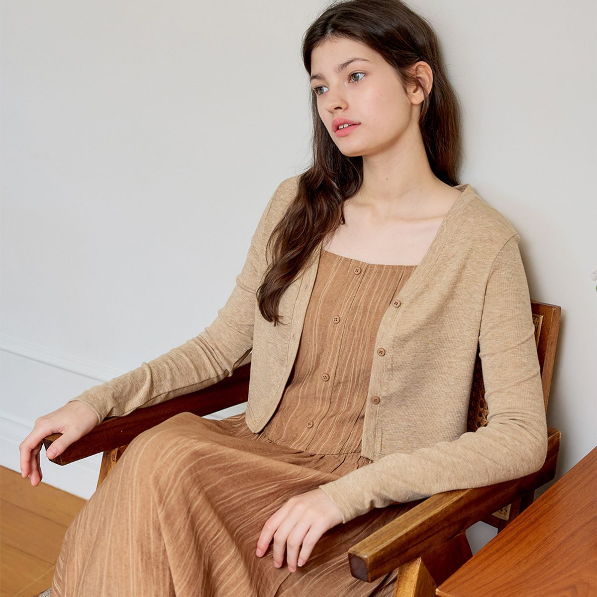 에이앤레이(AEIREI) AR_Autumn cardigan set long dress