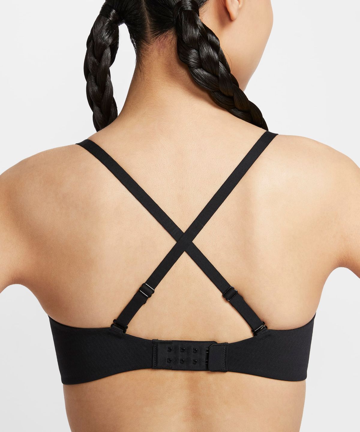 나이키(NIKE) 엘레이트 미니멀리스트 라이트 서포트 패드 컨버터블 스포츠 브라 W - 블랙:쿨 그레이 / FQ3551-010