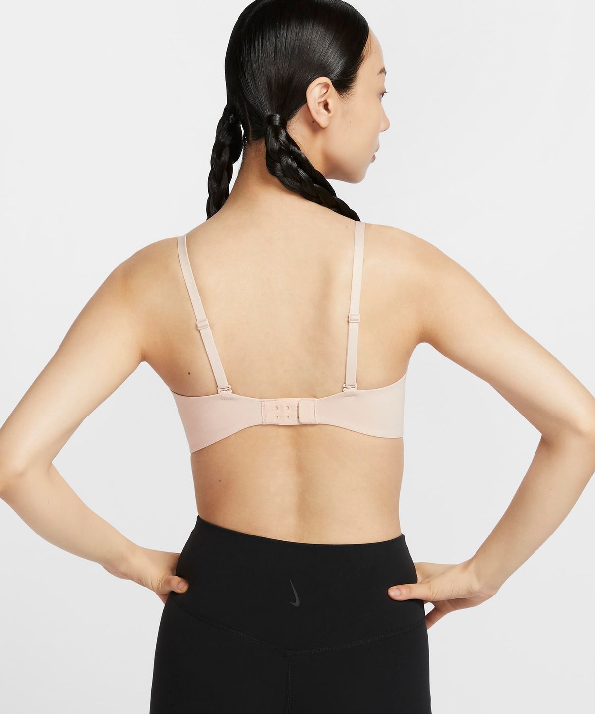 나이키(NIKE) 엘레이트 미니멀리스트 라이트 서포트 패드 컨버터블 스포츠 브라 W - 파티클 베이지:화이트 / FQ3551-207