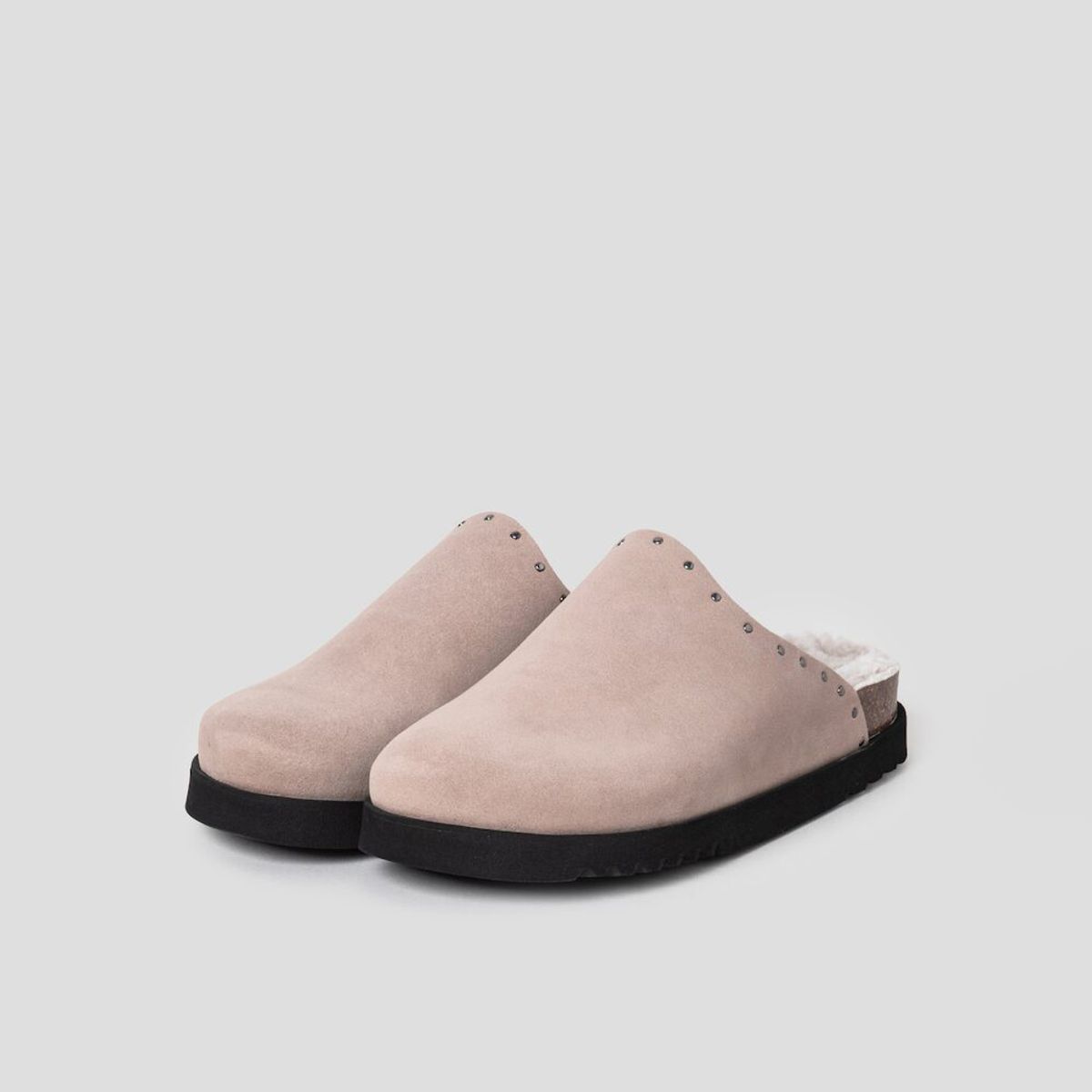 숄(SCHOLL) (WOMEN) 스터드 장식 코르크 크로그  베이지 (HH49K2C33A)