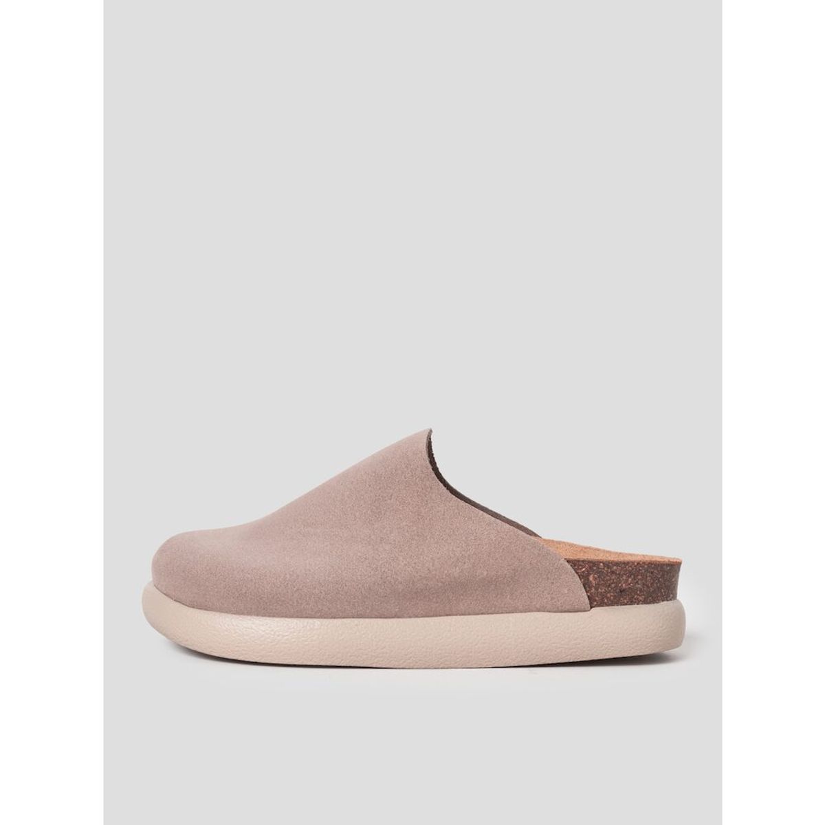 숄(SCHOLL) (WOMEN) 퍼 장식 코르크 크로그  베이지 (HH49K2C34A)