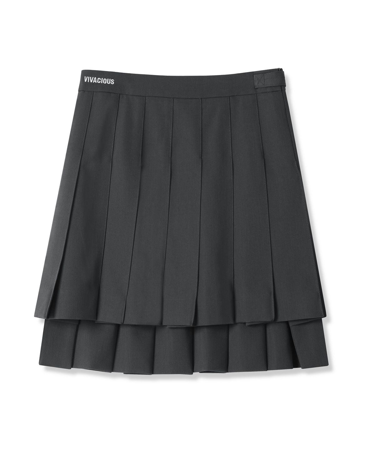 비바셔스(VIVACIOUS) Boy Unbalanced Skirt - 2COL