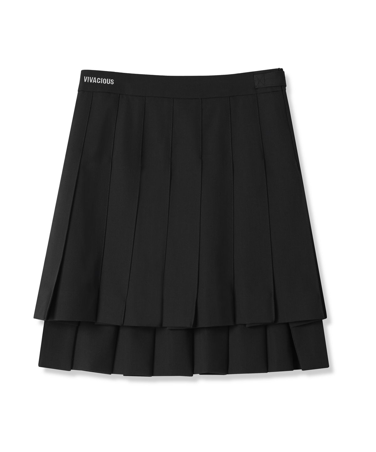 비바셔스(VIVACIOUS) Boy Unbalanced Skirt - 2COL