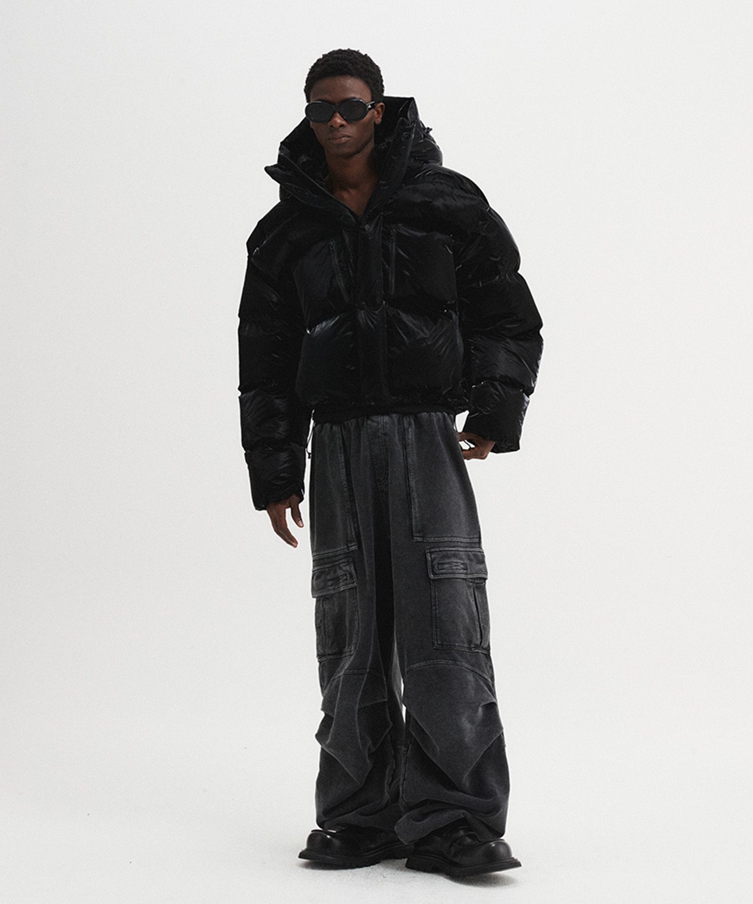 【DNSR】  Dyeing Cargo Sweat Pants MUSINSA | DNSR Snow Dying Cargo Sweatpants
