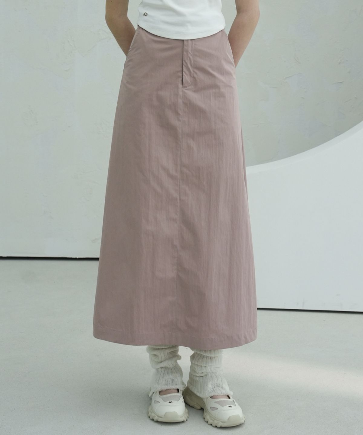 비바셔스(VIVACIOUS) Pocket Thaslan Long Skirt - 3COL