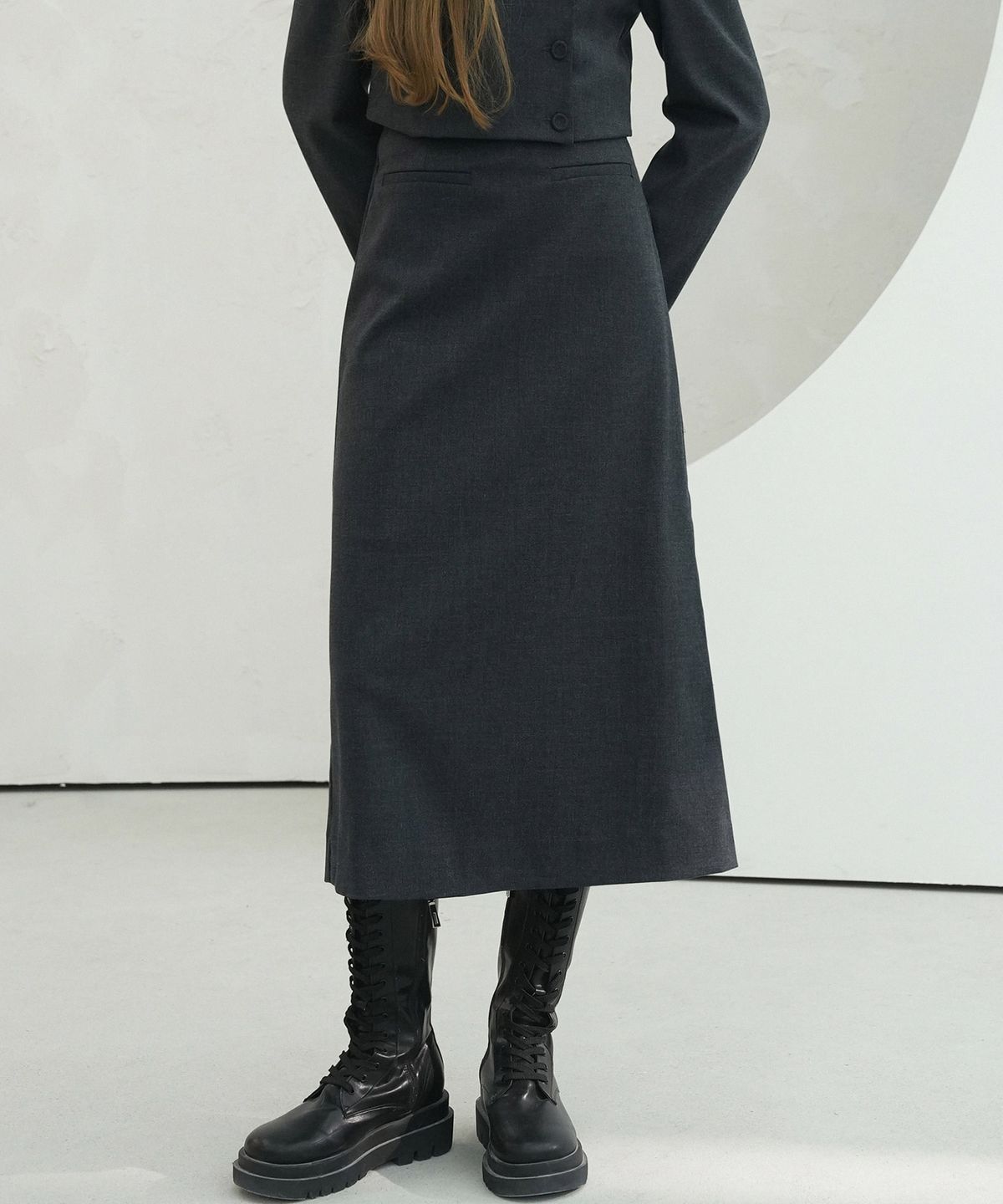 비바셔스(VIVACIOUS) Maxi Slit Skirt - 3COL