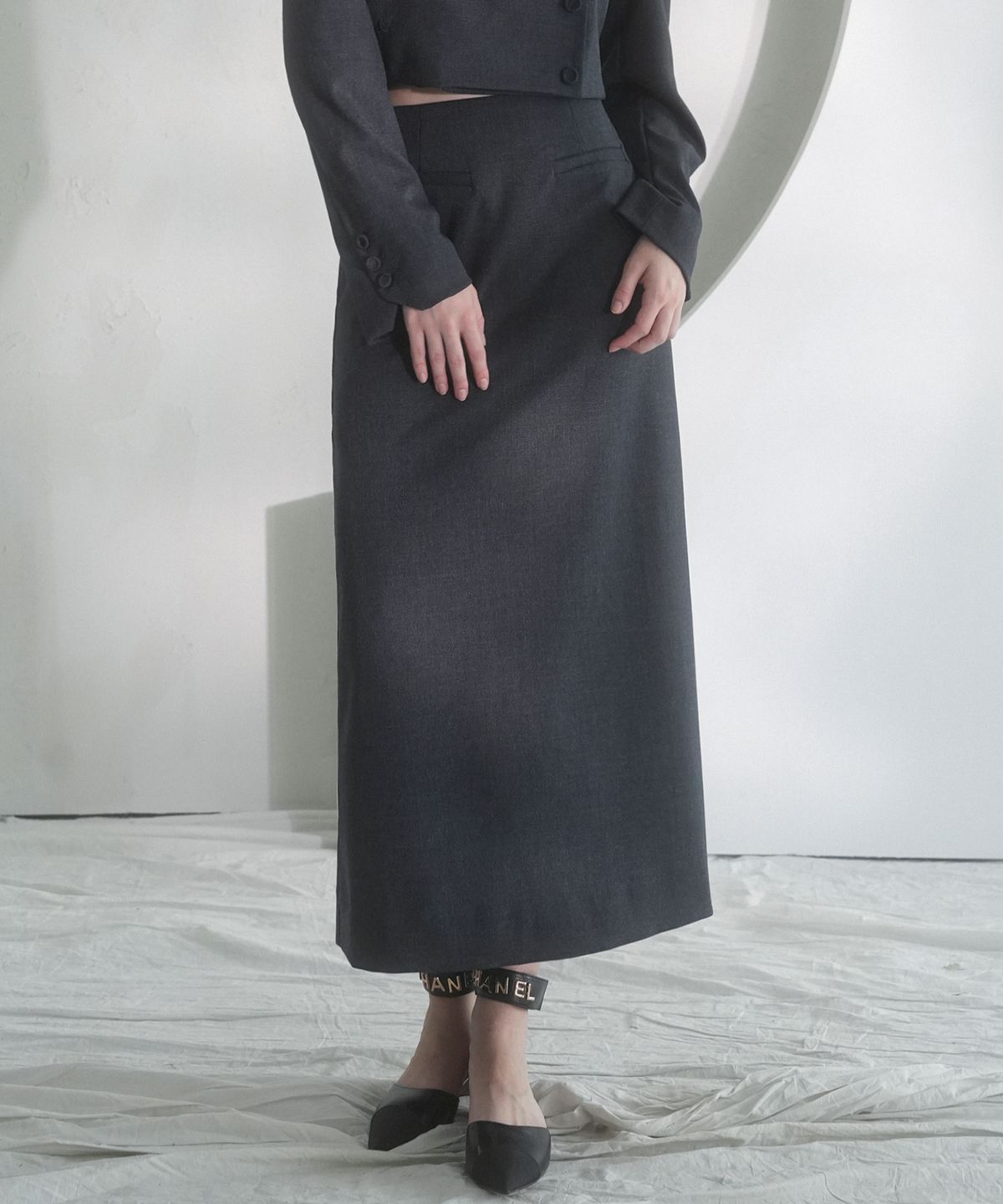비바셔스(VIVACIOUS) Maxi Slit Skirt - 3COL