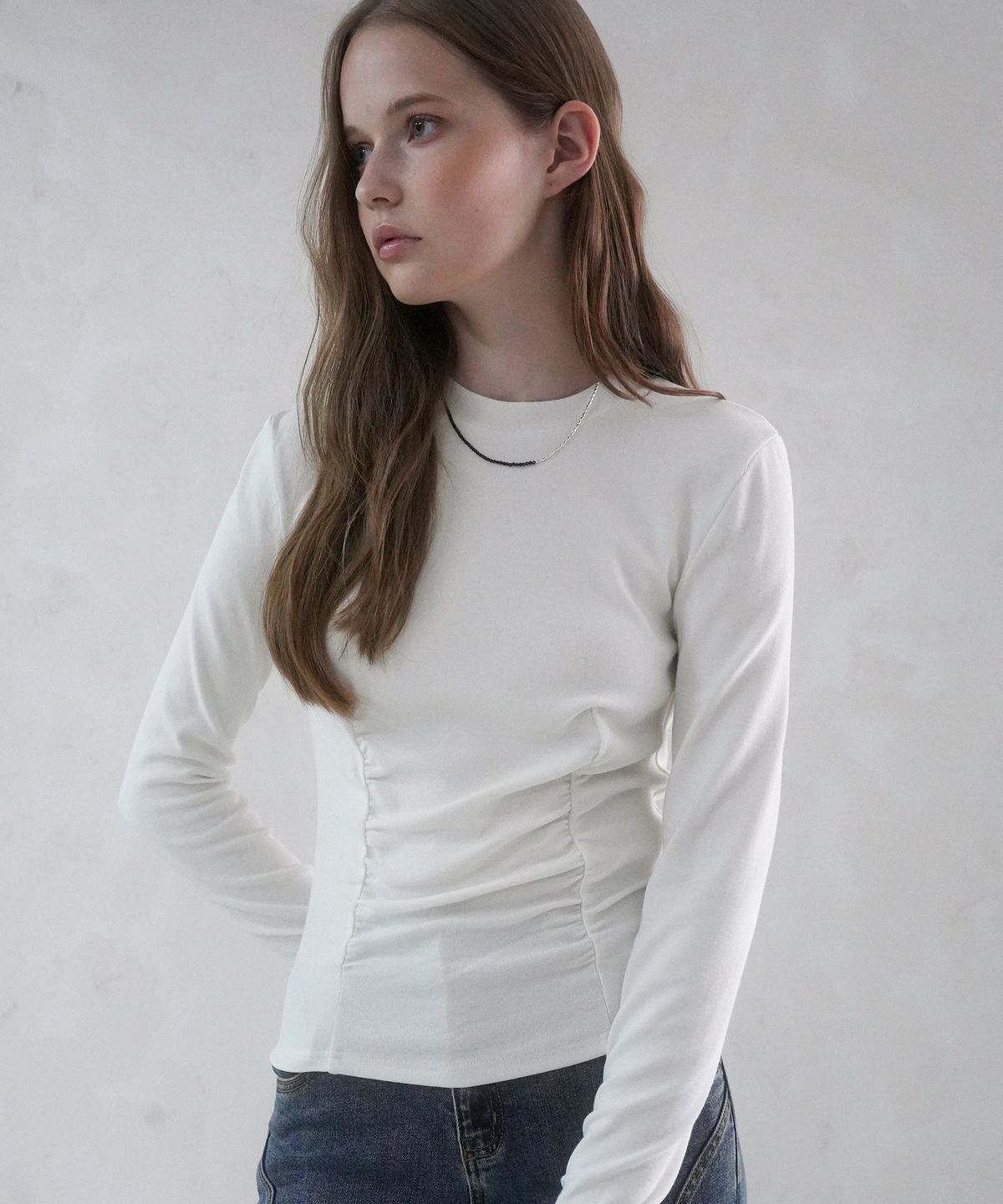 비바셔스(VIVACIOUS) Twin Drape Long Sleeve - 3COL