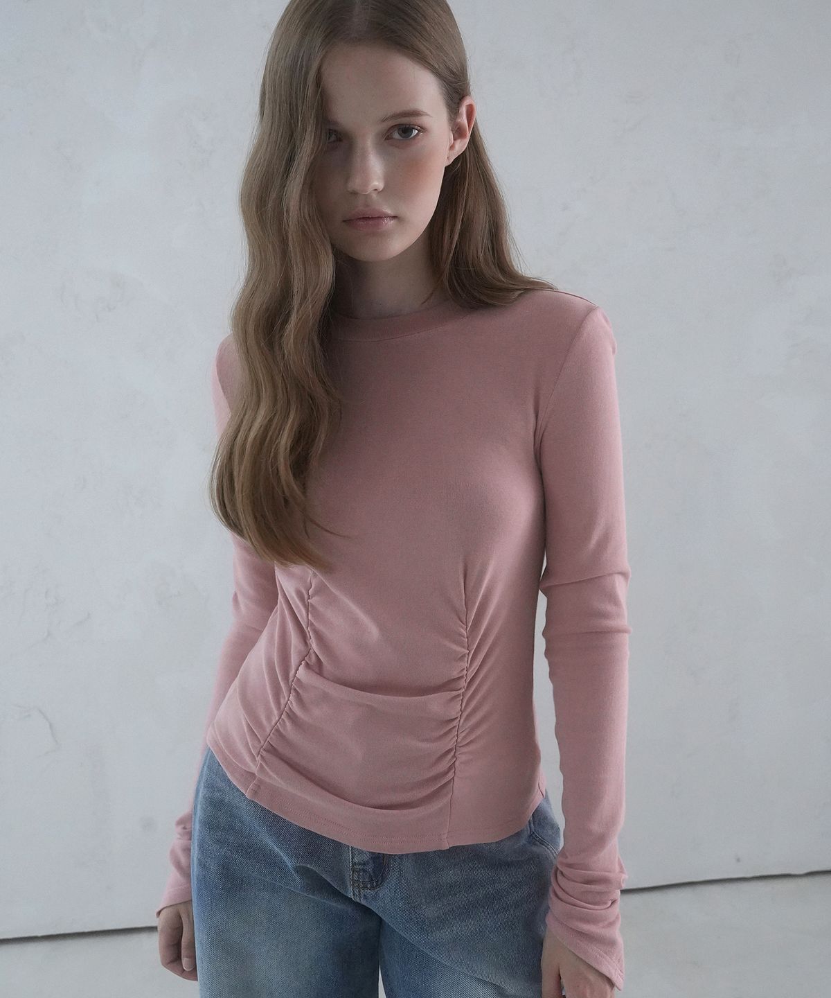 비바셔스(VIVACIOUS) Twin Drape Long Sleeve - 3COL