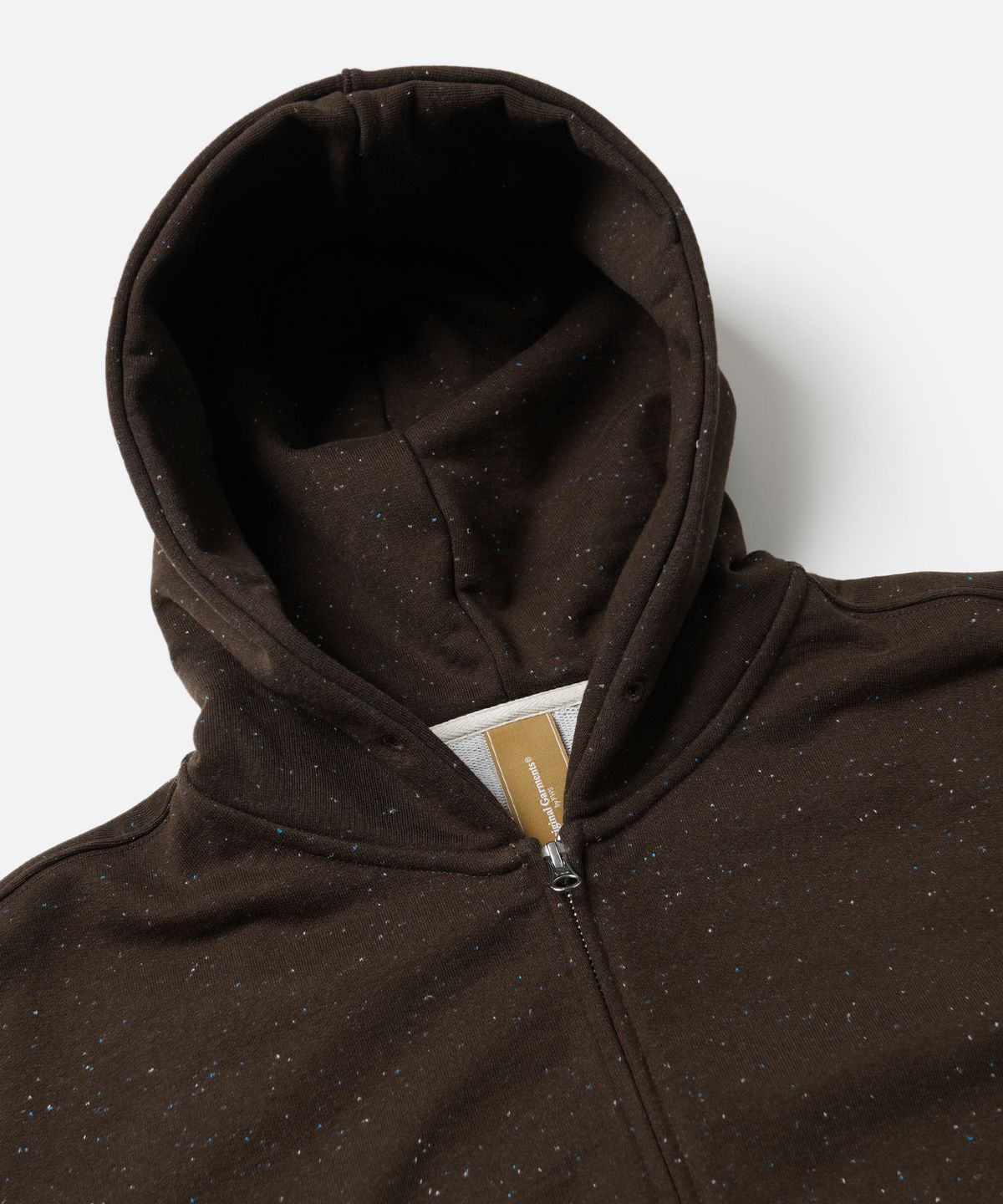 프리즘웍스(FRIZMWORKS) OG BOCACI HEAVYWEIGHT HOOD ZIP UP PARKA _ DARK BROWN