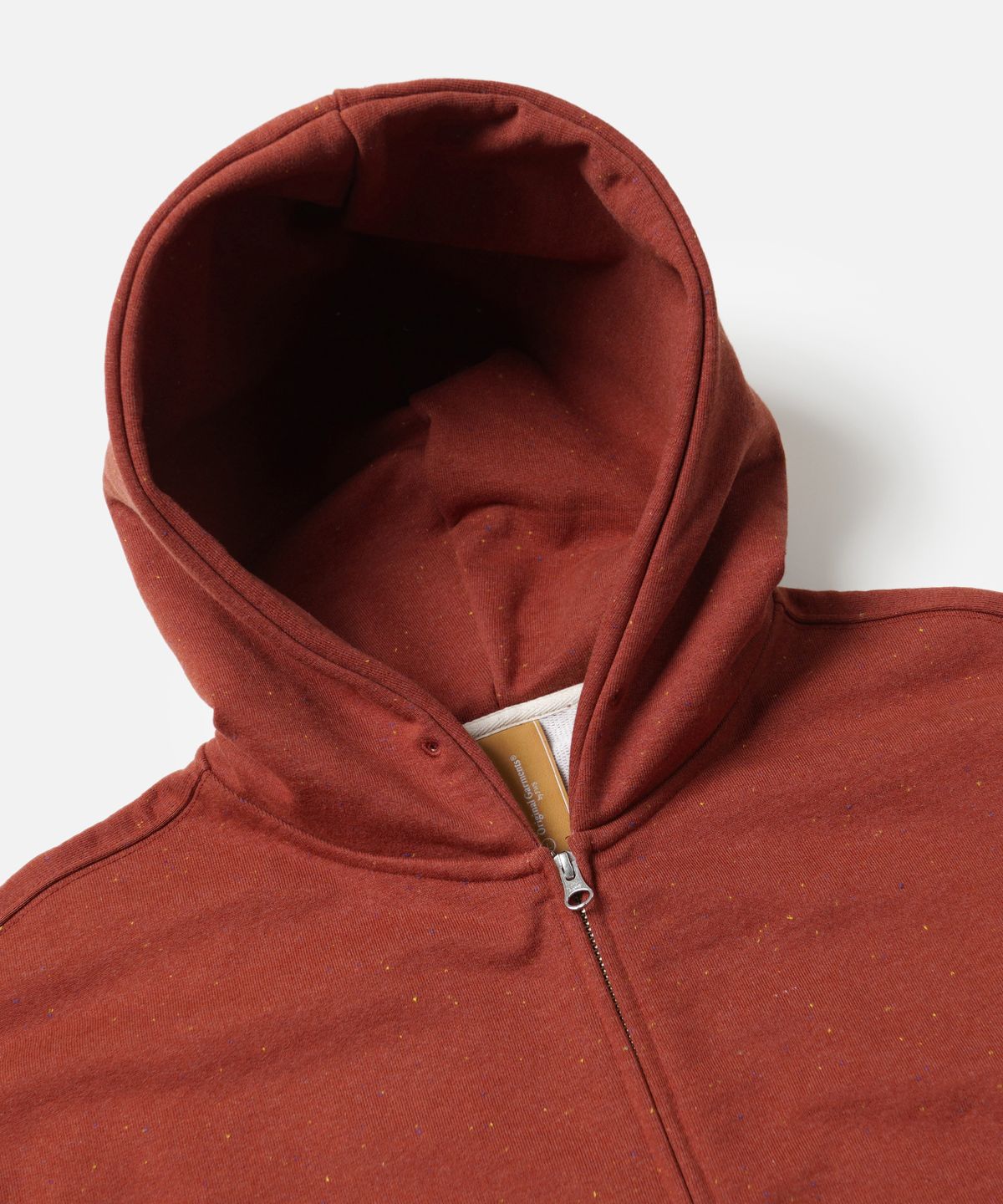 프리즘웍스(FRIZMWORKS) OG BOCACI HEAVYWEIGHT HOOD ZIP UP PARKA _ BRICK