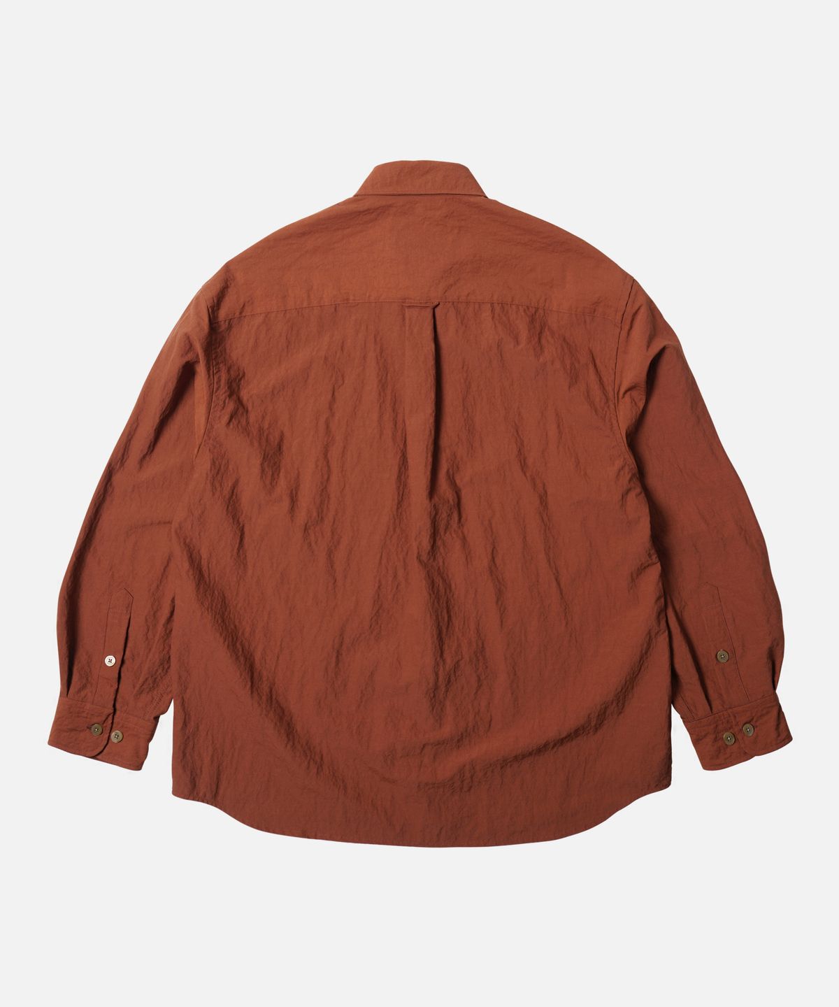 프리즘웍스(FRIZMWORKS) NYLON RAYON RELAXED SHIRT _ BRICK