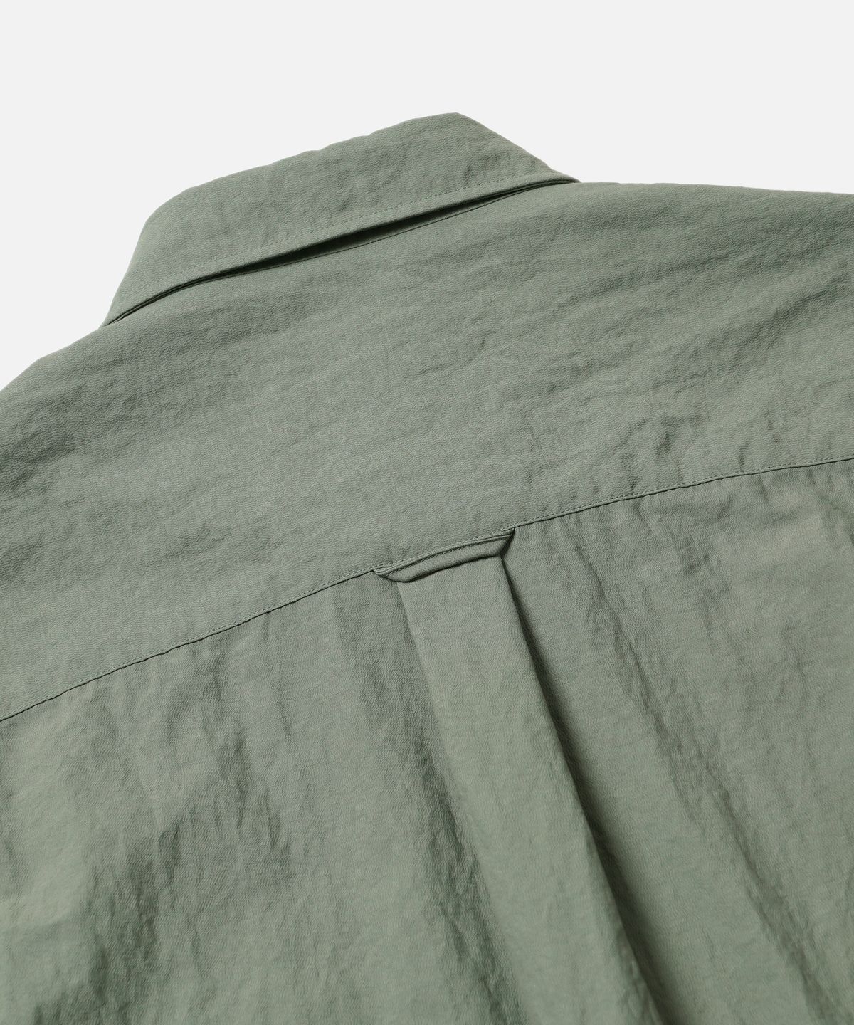 프리즘웍스(FRIZMWORKS) NYLON RAYON RELAXED SHIRT _ JADE GREEN