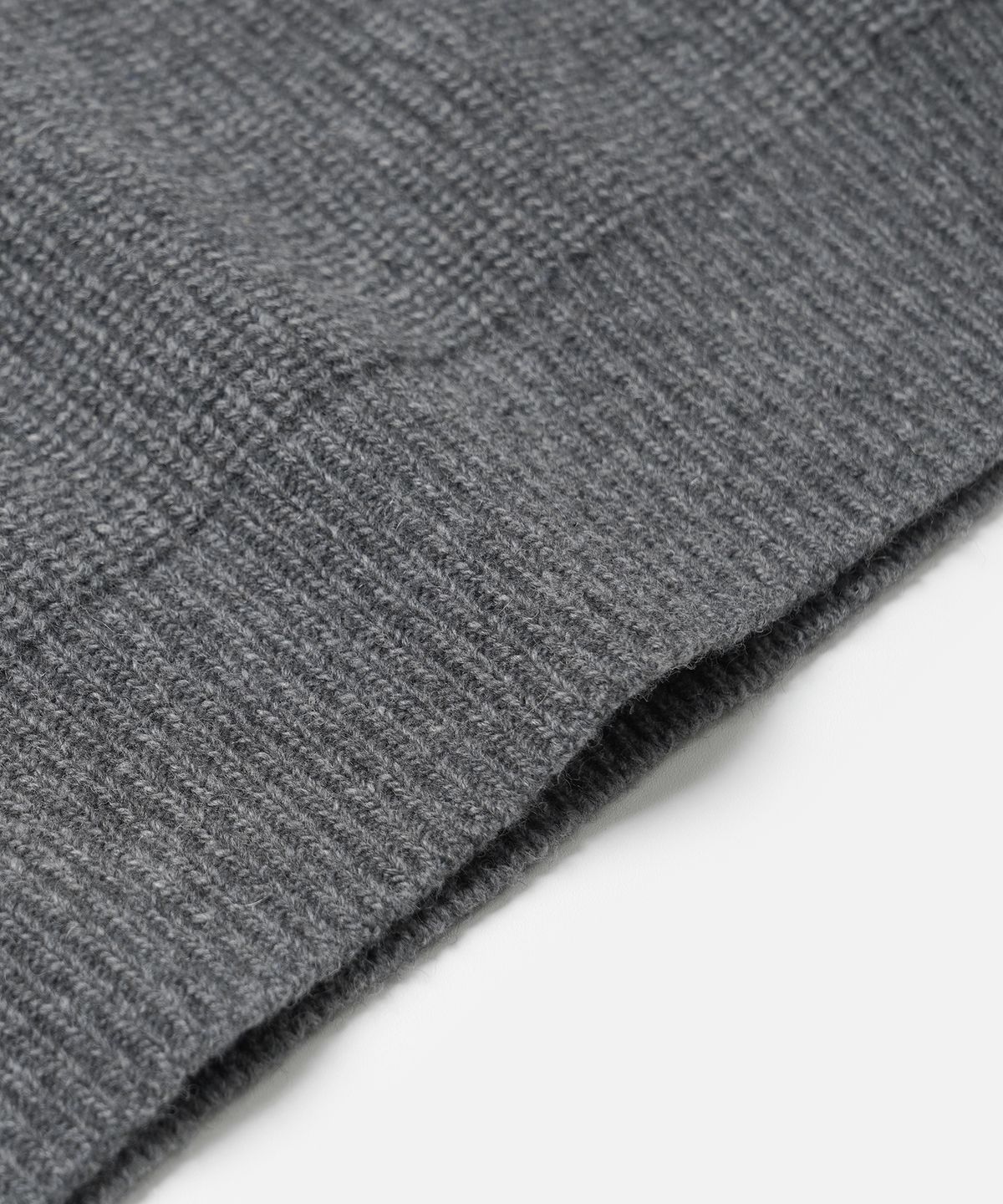 프리즘웍스(FRIZMWORKS) PATCH ROUND PULLOVER KNIT _ GRAY