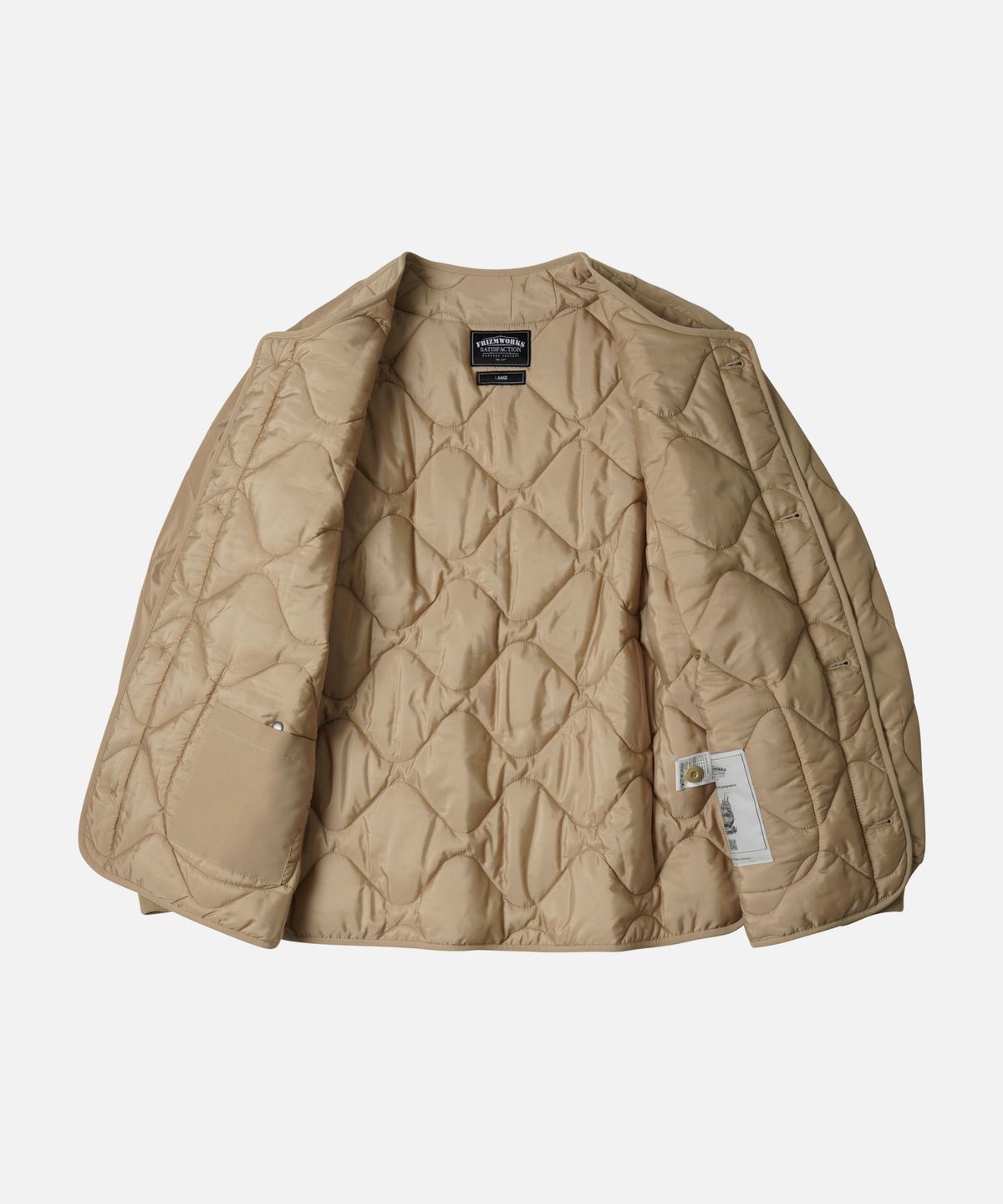 프리즘웍스(FRIZMWORKS) M1965 FIELD LINER JACKET 005 _ TAN