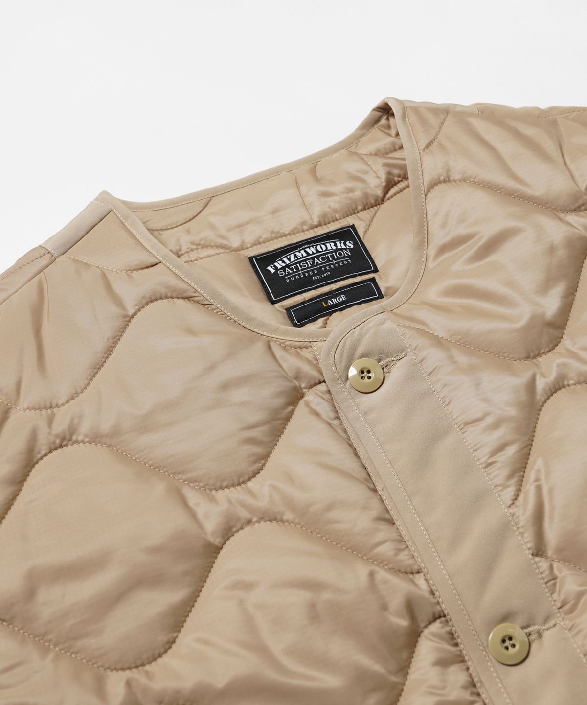 프리즘웍스(FRIZMWORKS) M1965 FIELD LINER JACKET 005 _ TAN