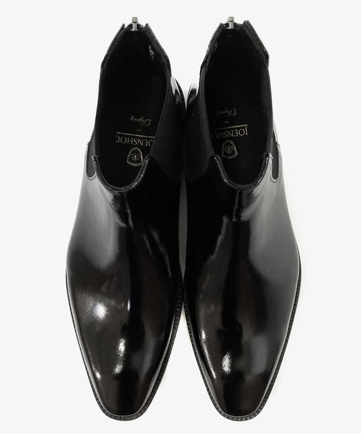 조앤슈(JOENSHOE) 백지퍼 릴 첼시부츠 크리스탈 복스