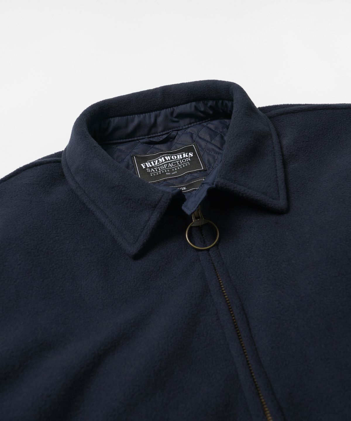 프리즘웍스(FRIZMWORKS) FLEECE DRIZZLER JACKET _ NAVY