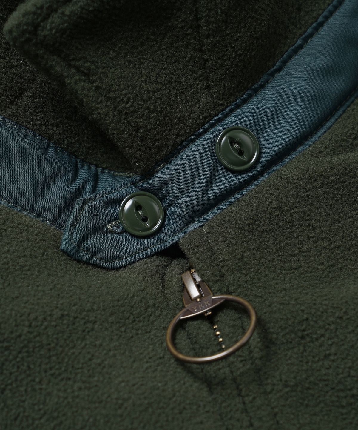 프리즘웍스(FRIZMWORKS) FLEECE DRIZZLER JACKET _ DARK GREEN