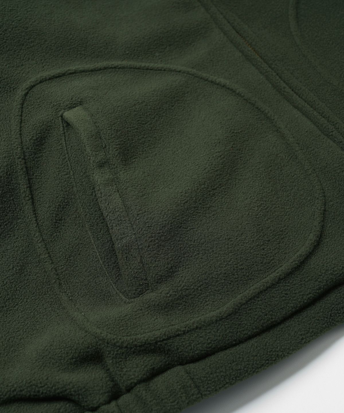 프리즘웍스(FRIZMWORKS) FLEECE DRIZZLER JACKET _ DARK GREEN