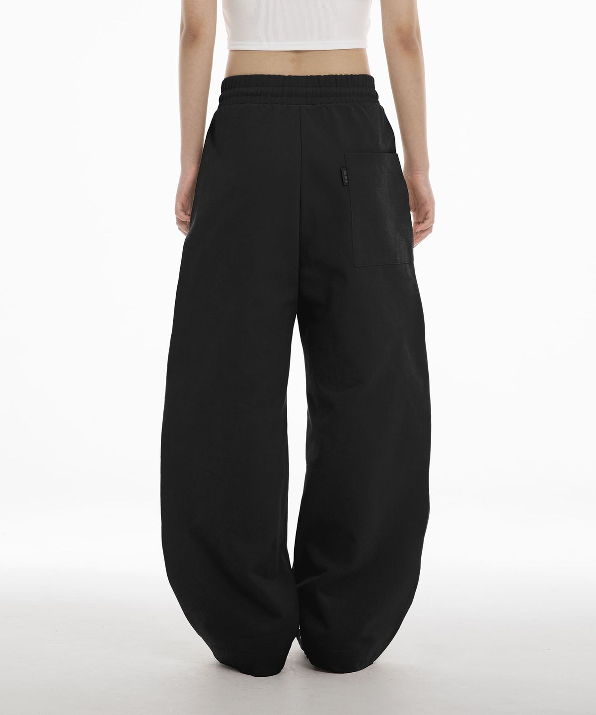 팬쇼(FANSHOW) 2TUCK WORK PANTS - BLACK