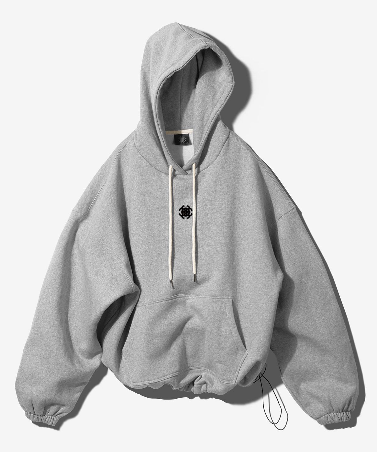 팬쇼(FANSHOW) SYMBOL STRING HOODIE - MELANGE