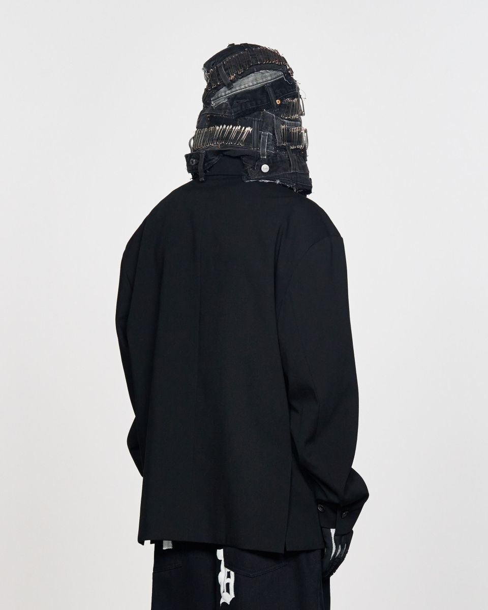 MUSINSA公式 | SCHISM INDUCING MANY OVER JACKET, BLACK