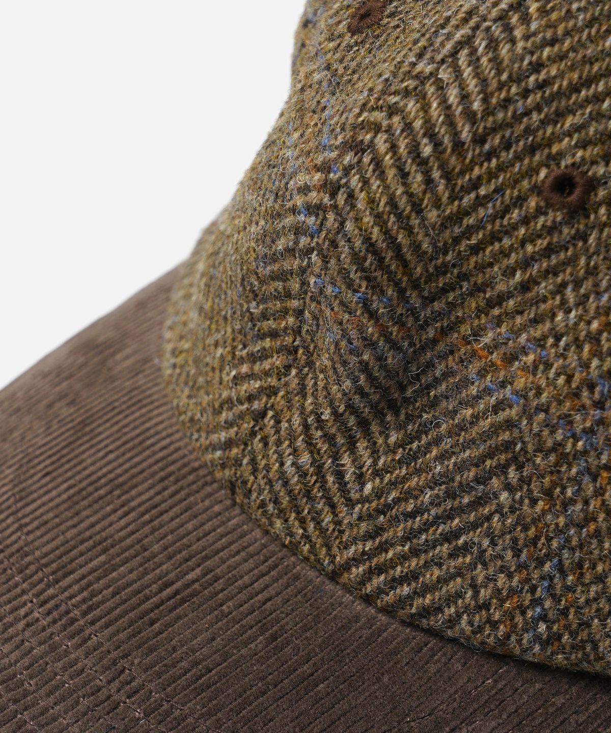 프리즘웍스(FRIZMWORKS) HARRISTWEED BALL CAP _ BROWN