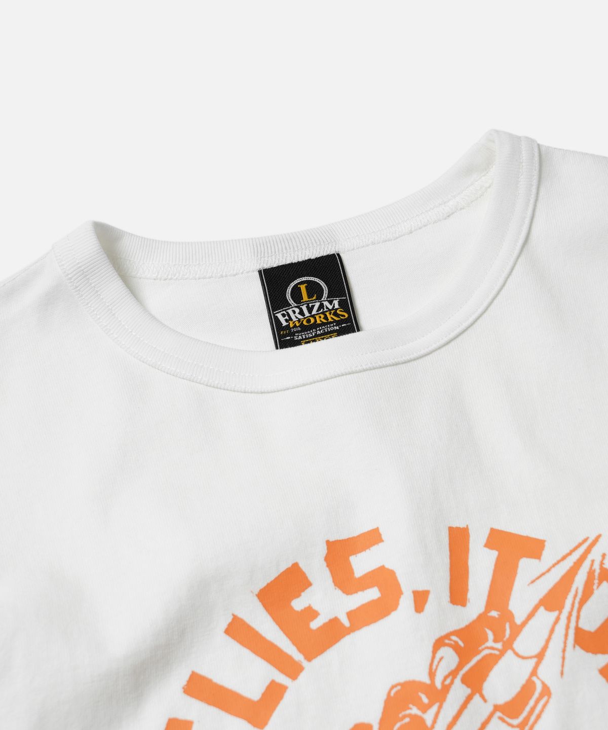 프리즘웍스(FRIZMWORKS) AIR DEFENSE ARTILLERY L/S TEE _ WHITE