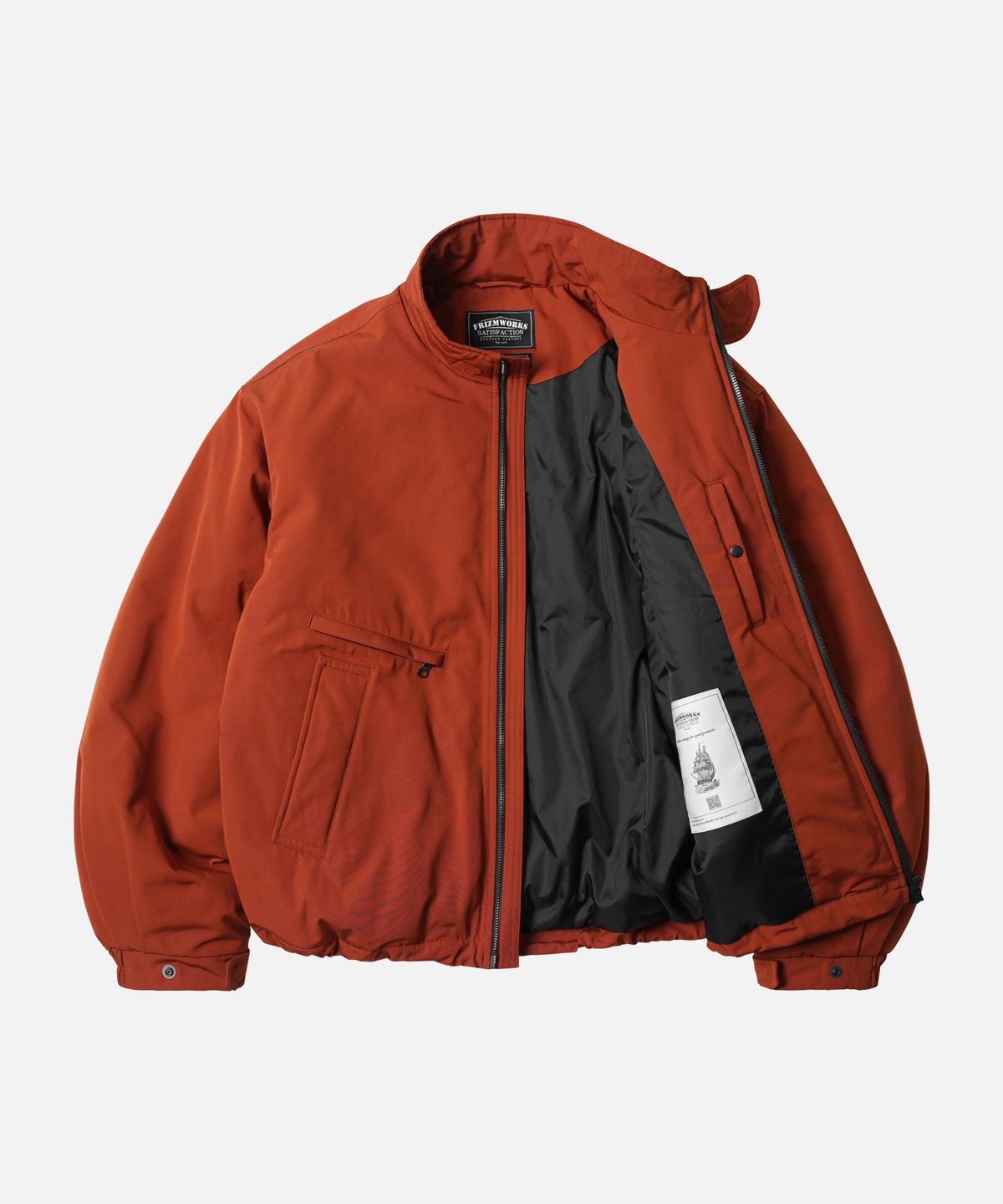 프리즘웍스(FRIZMWORKS) INSULATED TANKER JACKET _ MAROON