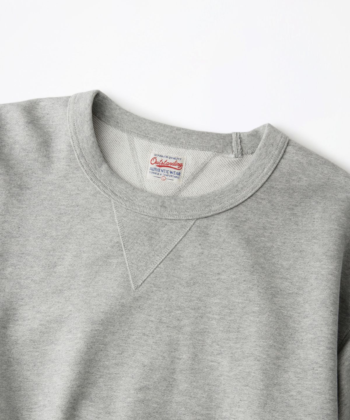 아웃스탠딩(OUTSTANDING) AUTHENTIC COMFORT SWEAT_3%MELANGE GRAY