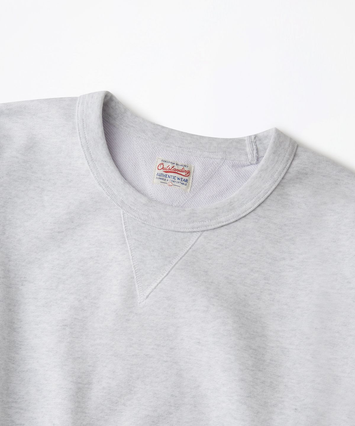 아웃스탠딩(OUTSTANDING) AUTHENTIC COMFORT SWEAT_1%MELANGE GRAY