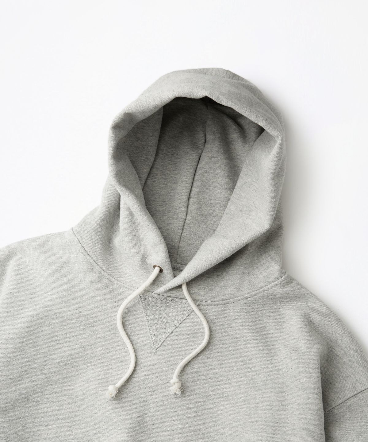 아웃스탠딩(OUTSTANDING) AUTHENTIC COMFORT HOOD SWEAT_3%MELANGE GRAY