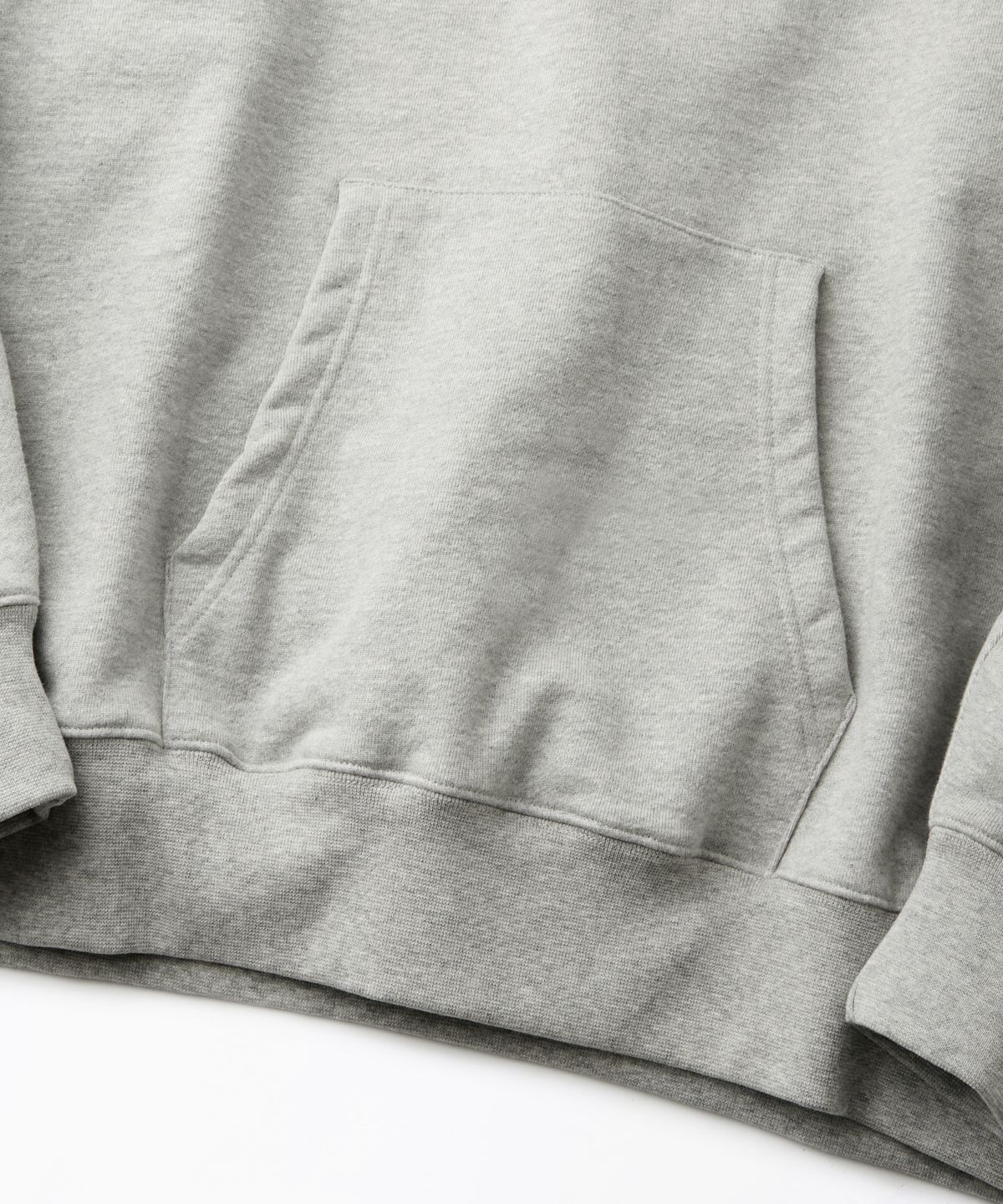 아웃스탠딩(OUTSTANDING) AUTHENTIC COMFORT HOOD SWEAT_3%MELANGE GRAY