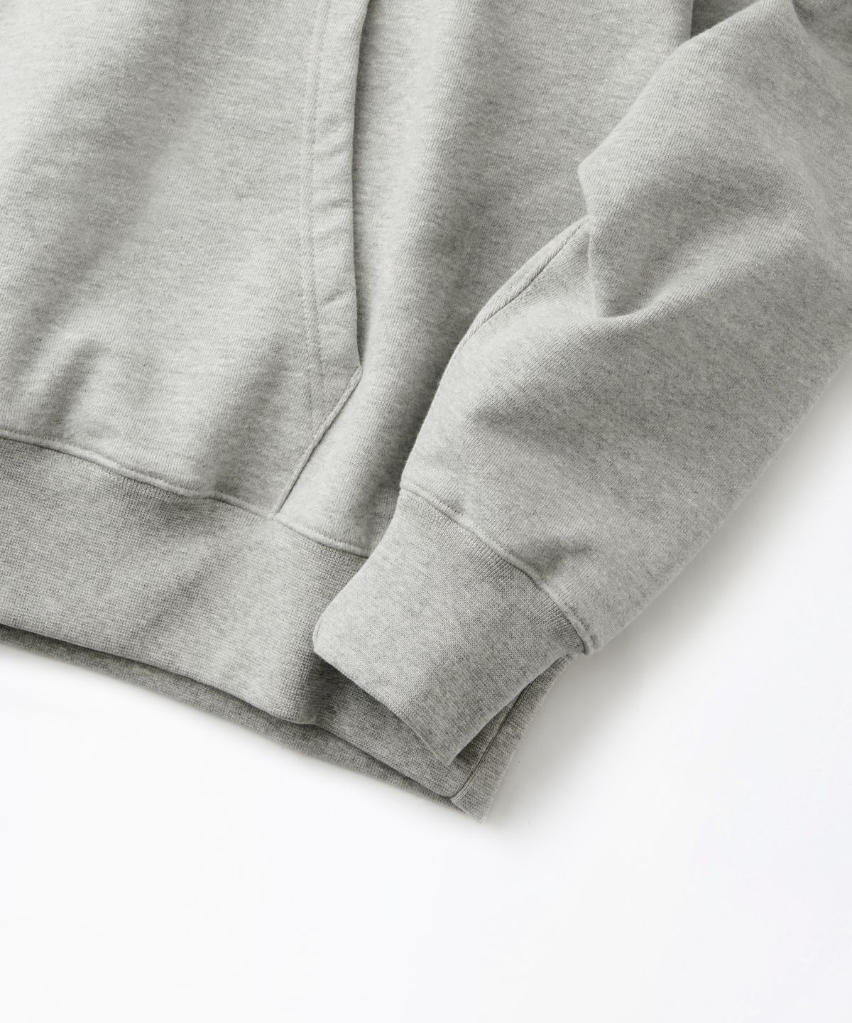 아웃스탠딩(OUTSTANDING) AUTHENTIC COMFORT HOOD SWEAT_3%MELANGE GRAY