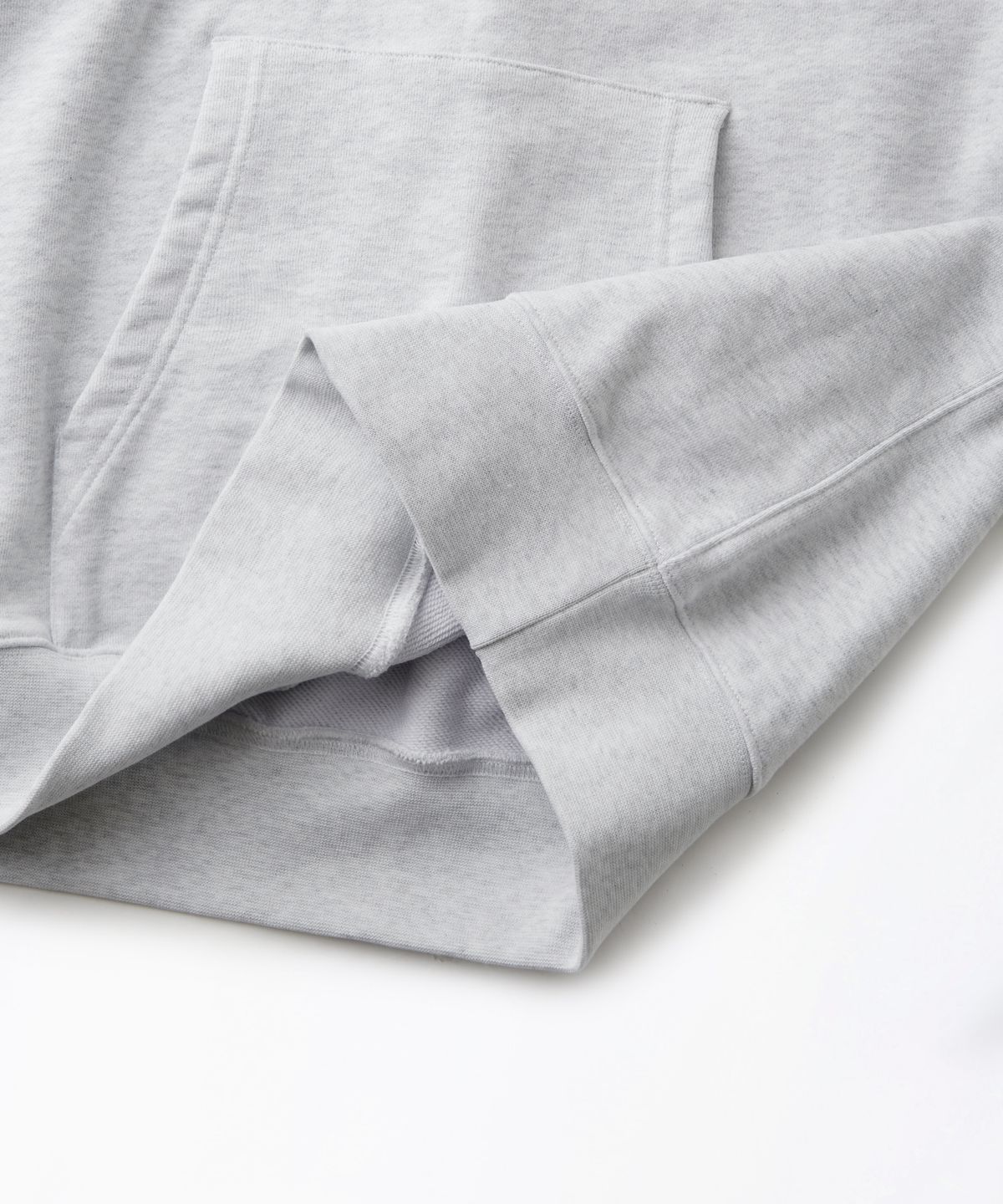 아웃스탠딩(OUTSTANDING) AUTHENTIC COMFORT HOOD SWEAT_1%MELANGE GRAY