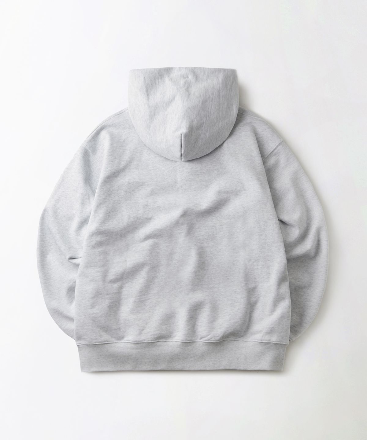 아웃스탠딩(OUTSTANDING) AUTHENTIC COMFORT HOOD SWEAT_1%MELANGE GRAY